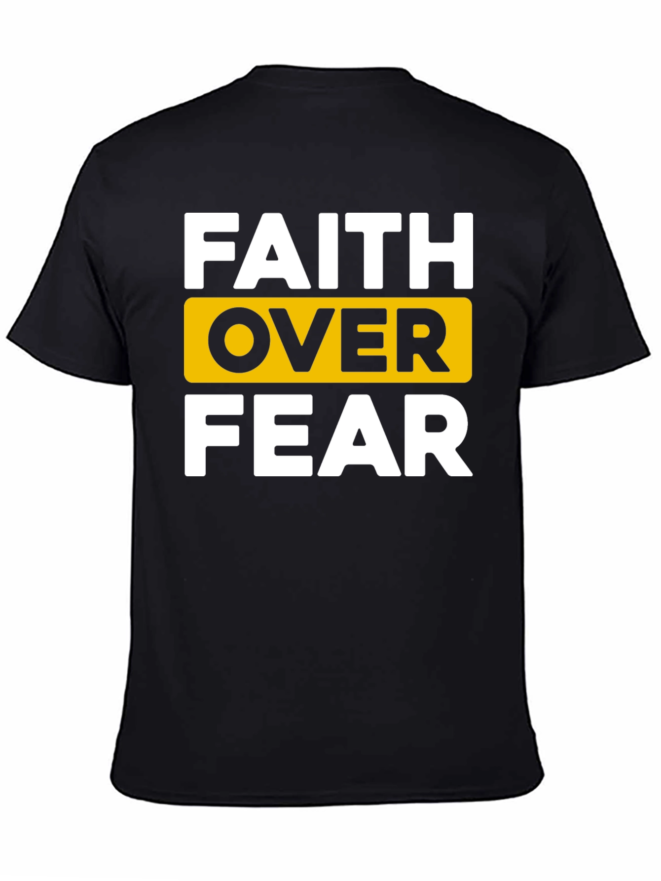 Faith Over Fear Graphic Tee - Black