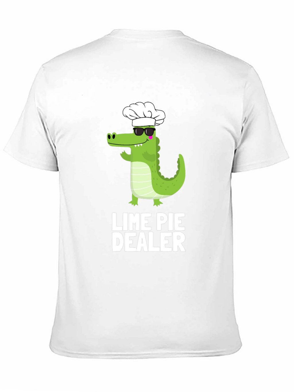 Lime Pie Dealer T-Shirt - Chef Alligator Design