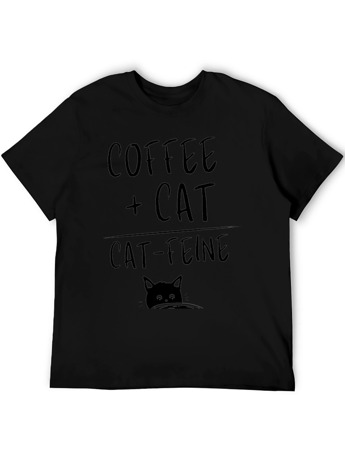 Coffee + Cat Cat-feine Graphic T-Shirt