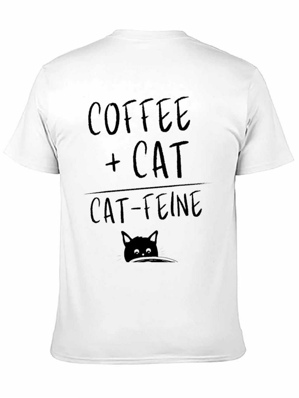 Coffee + Cat Cat-feine Graphic T-Shirt