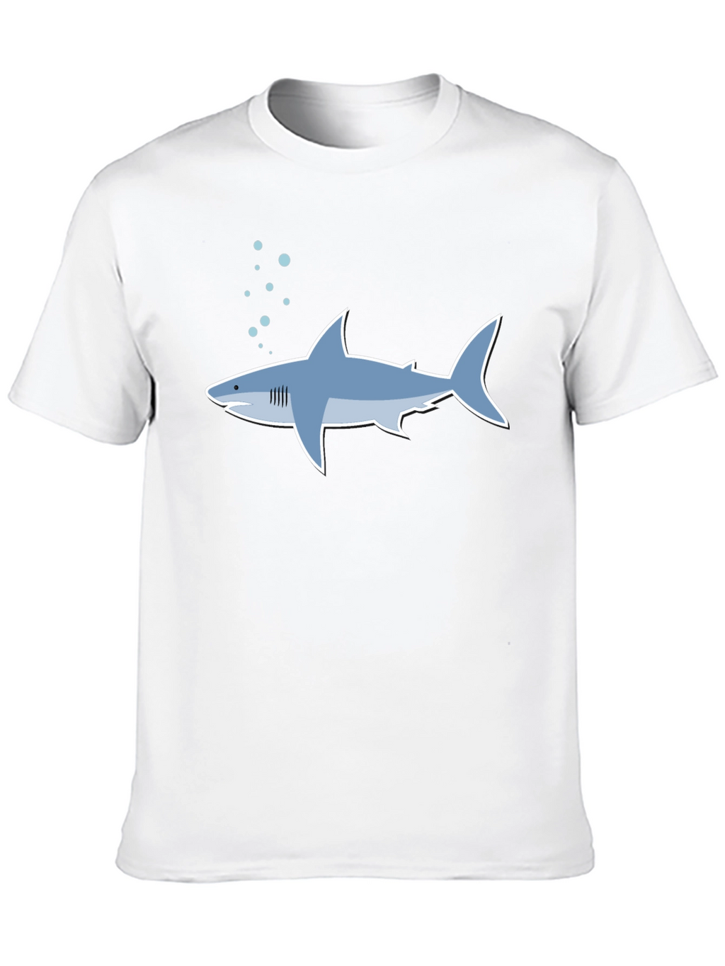 Shark Graphic Tee - Stylish Mens Black T-Shirt
