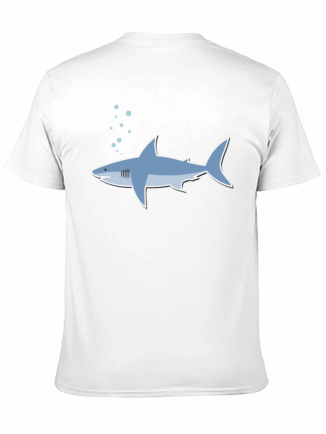 Shark Graphic Tee - Stylish Mens Black T-Shirt
