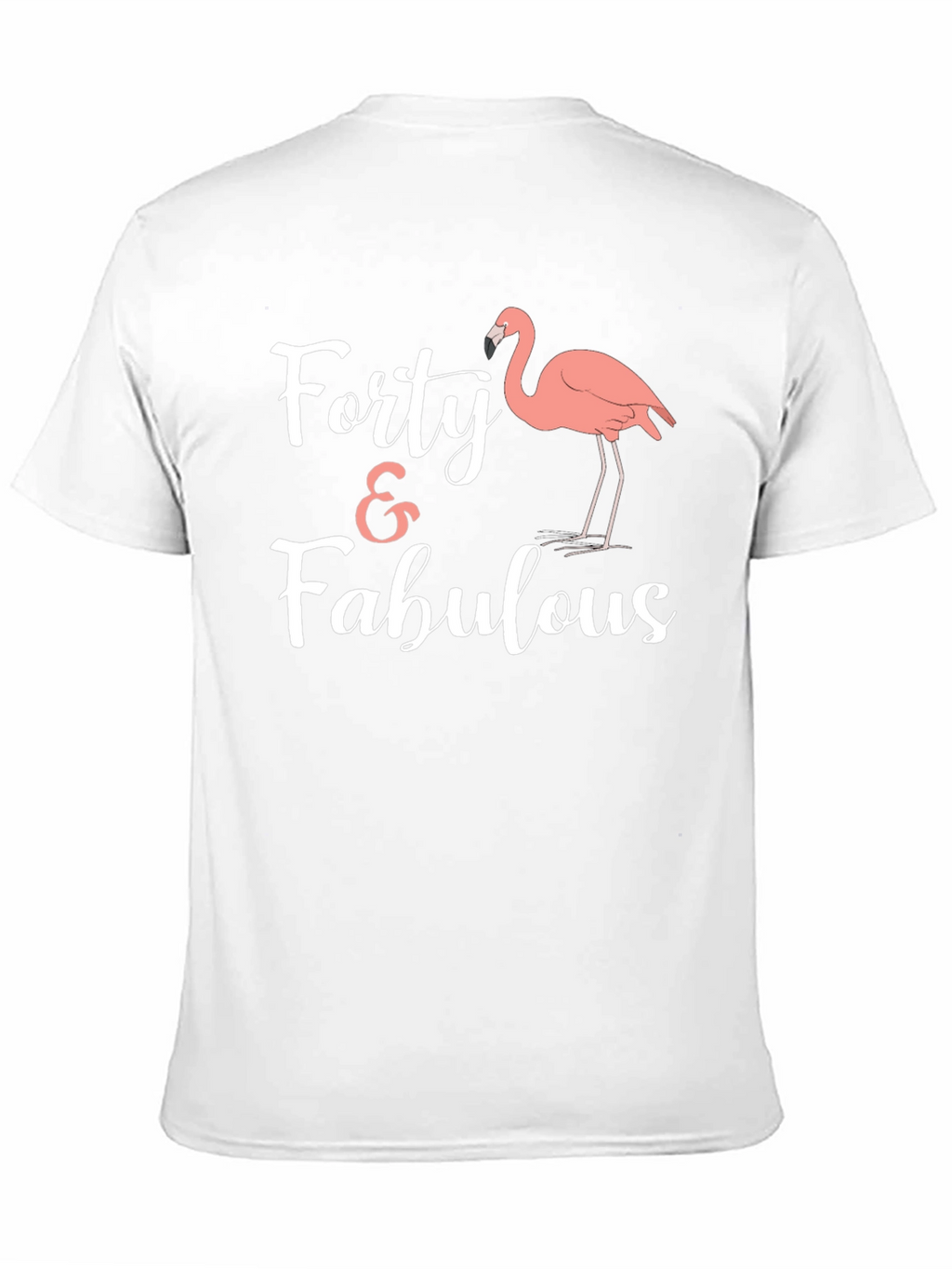 Forty & Fabulous Flamingo Graphic Tee
