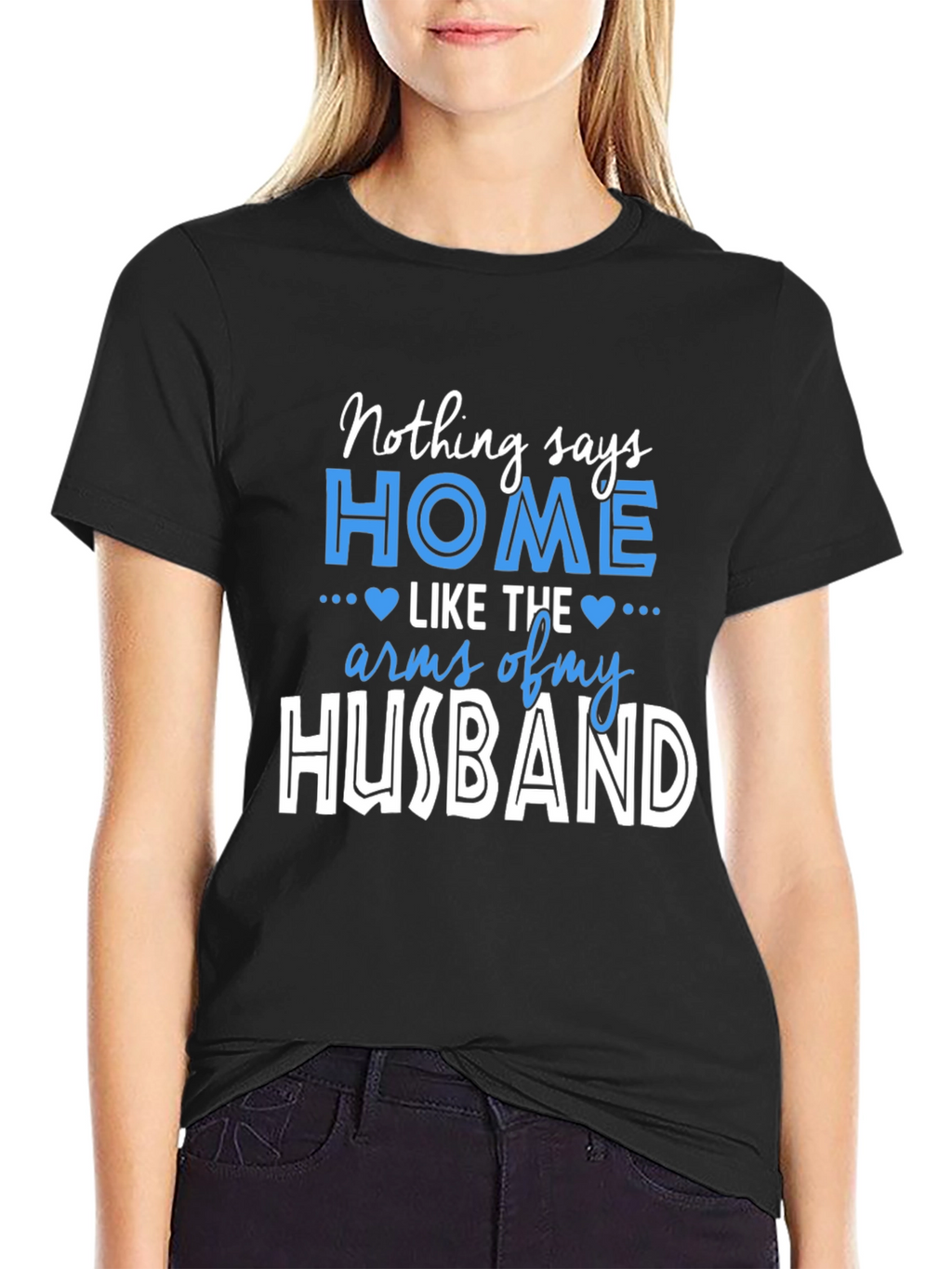 Home Husband Graphic Tee - Mens Black T-Shirt