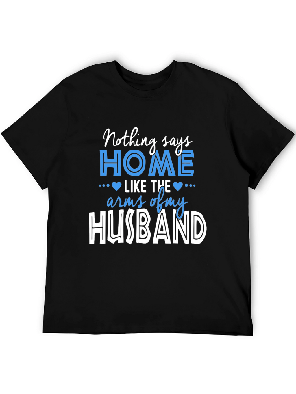 Home Husband Graphic Tee - Mens Black T-Shirt