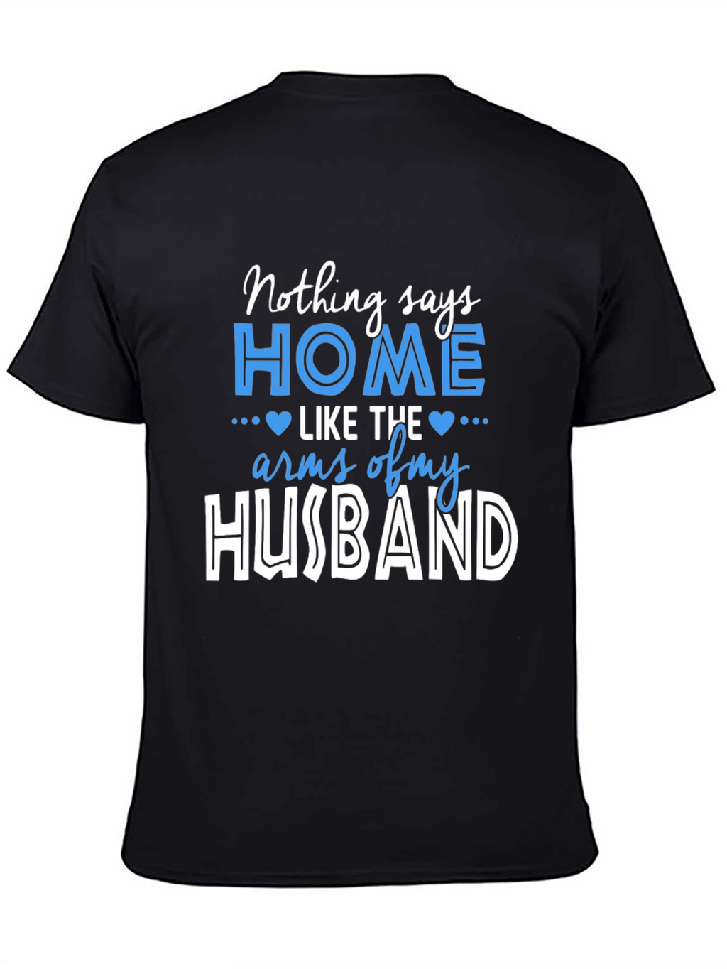 Home Husband Graphic Tee - Mens Black T-Shirt