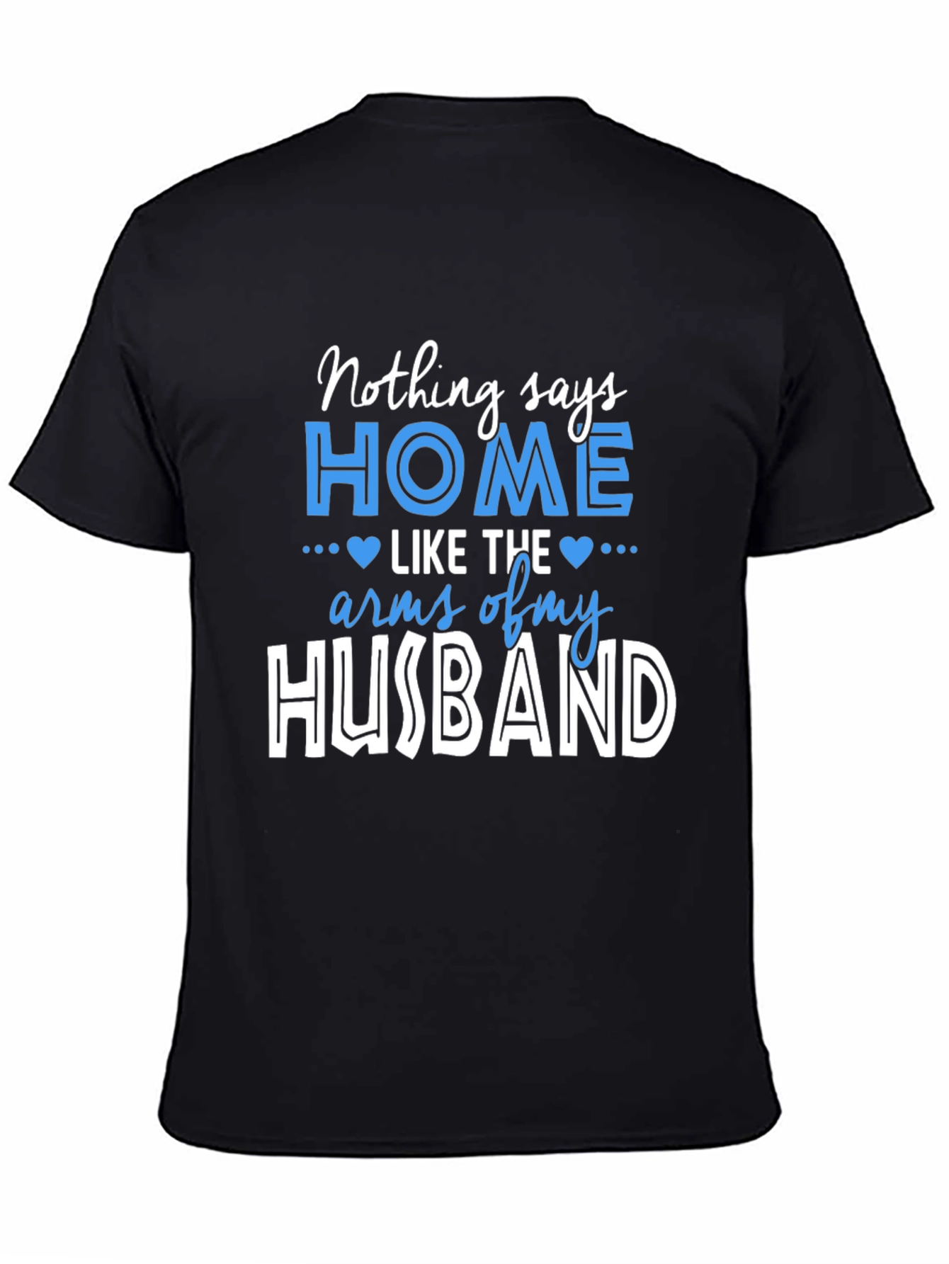 Home Husband Graphic Tee - Mens Black T-Shirt