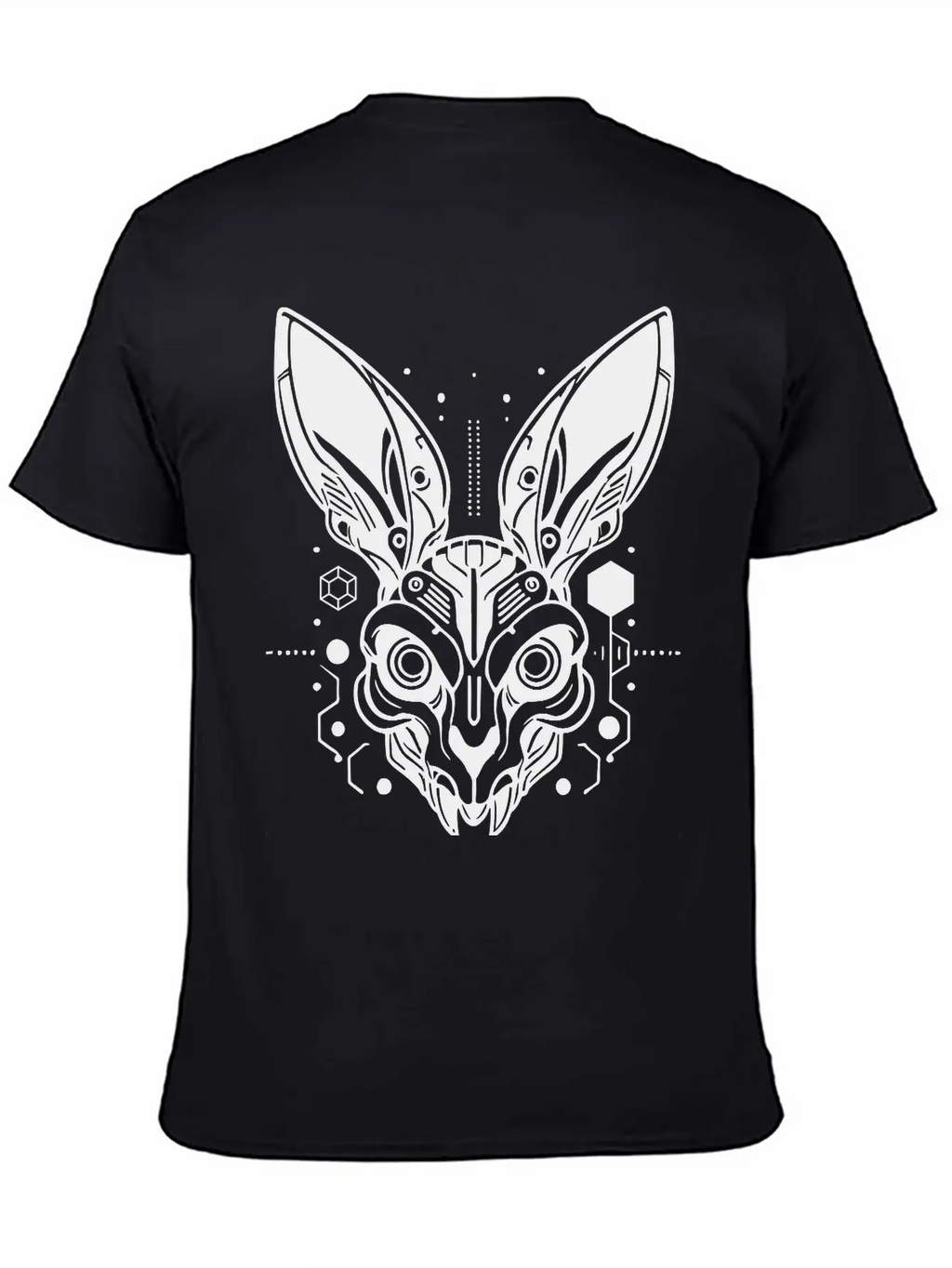 Cyber Rabbit Classic Fit Graphic Tee For Daily Comfort – Unisex Cotton Shirt