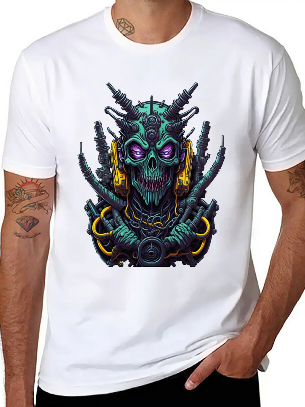 Cyborg 16 Stylish Everyday T-Shirt – Unisex Basic Cotton Tee