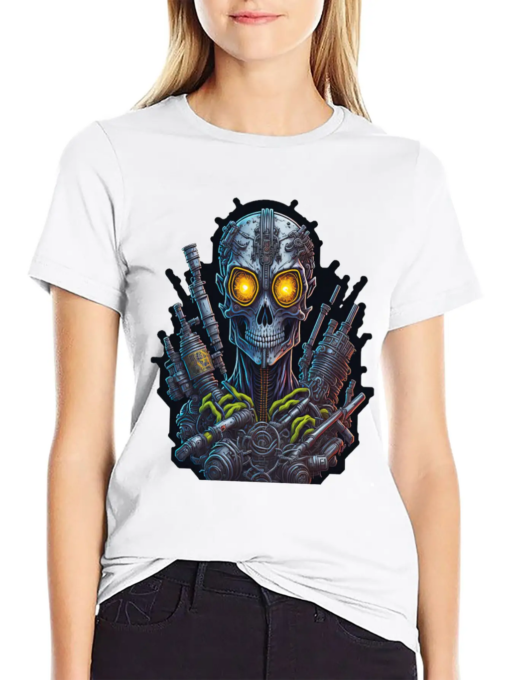 Cyborg 40 Stylish Everyday T-Shirt – Unisex Basic Cotton Tee