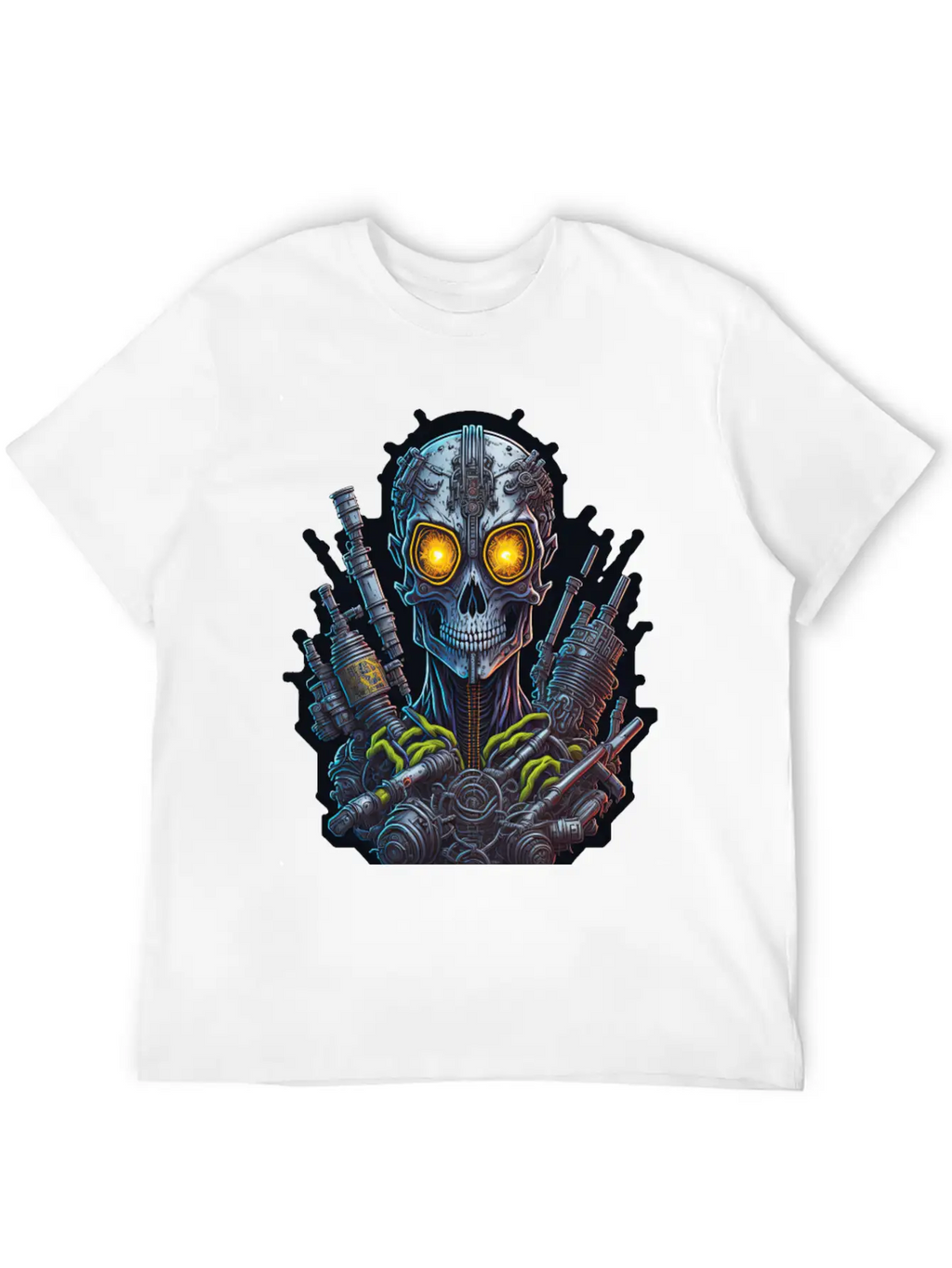 Cyborg 40 Stylish Everyday T-Shirt – Unisex Basic Cotton Tee