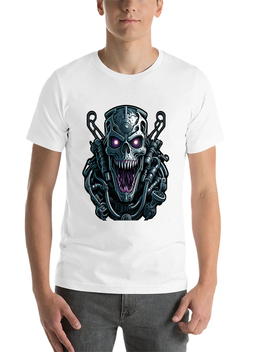 Cyborg 54 Breathable Soft Cotton T-Shirt – Timeless Casual Look