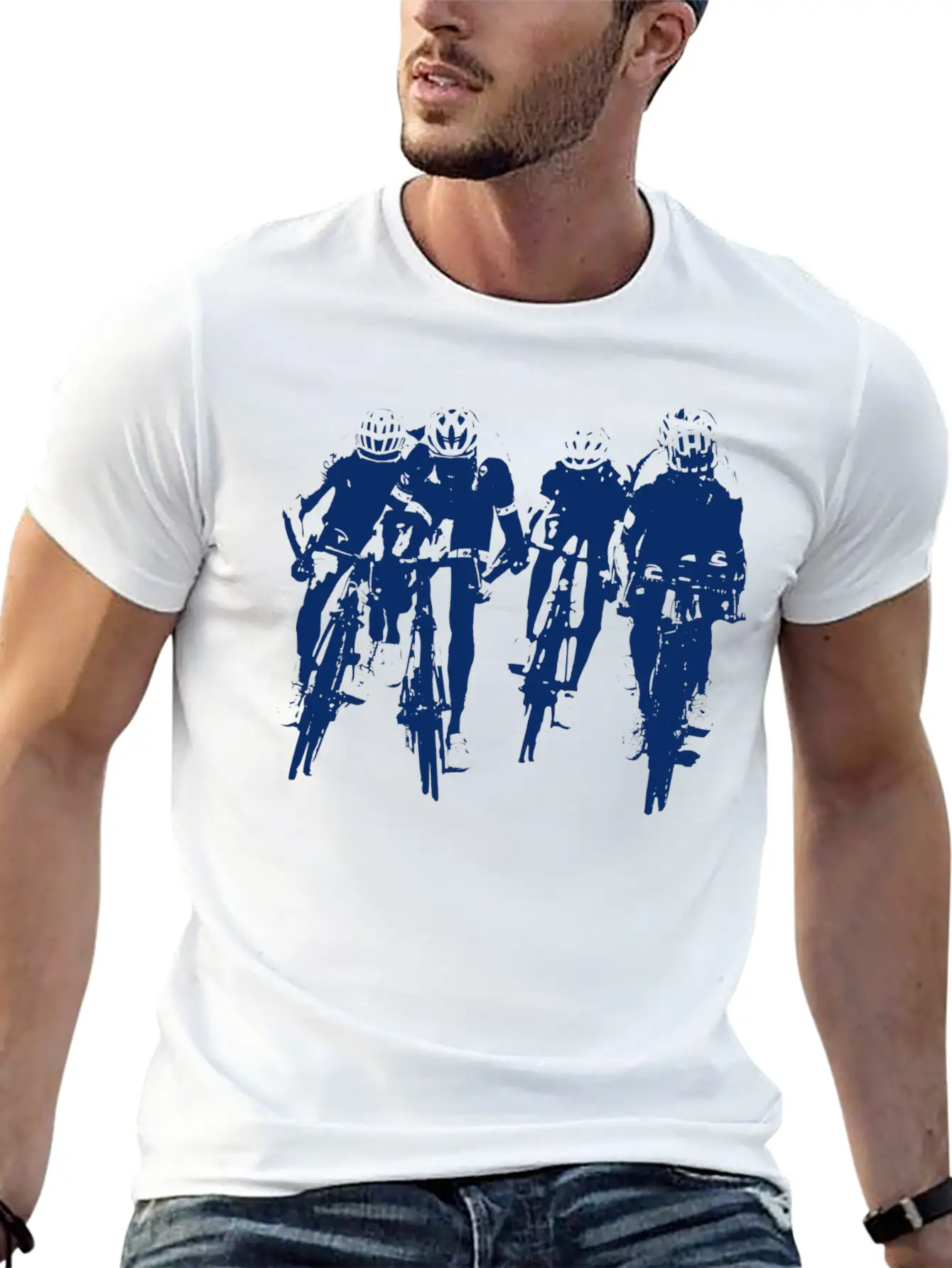 Cycling Casual Graphic T-Shirt – Simple And Comfortable Daily Wear