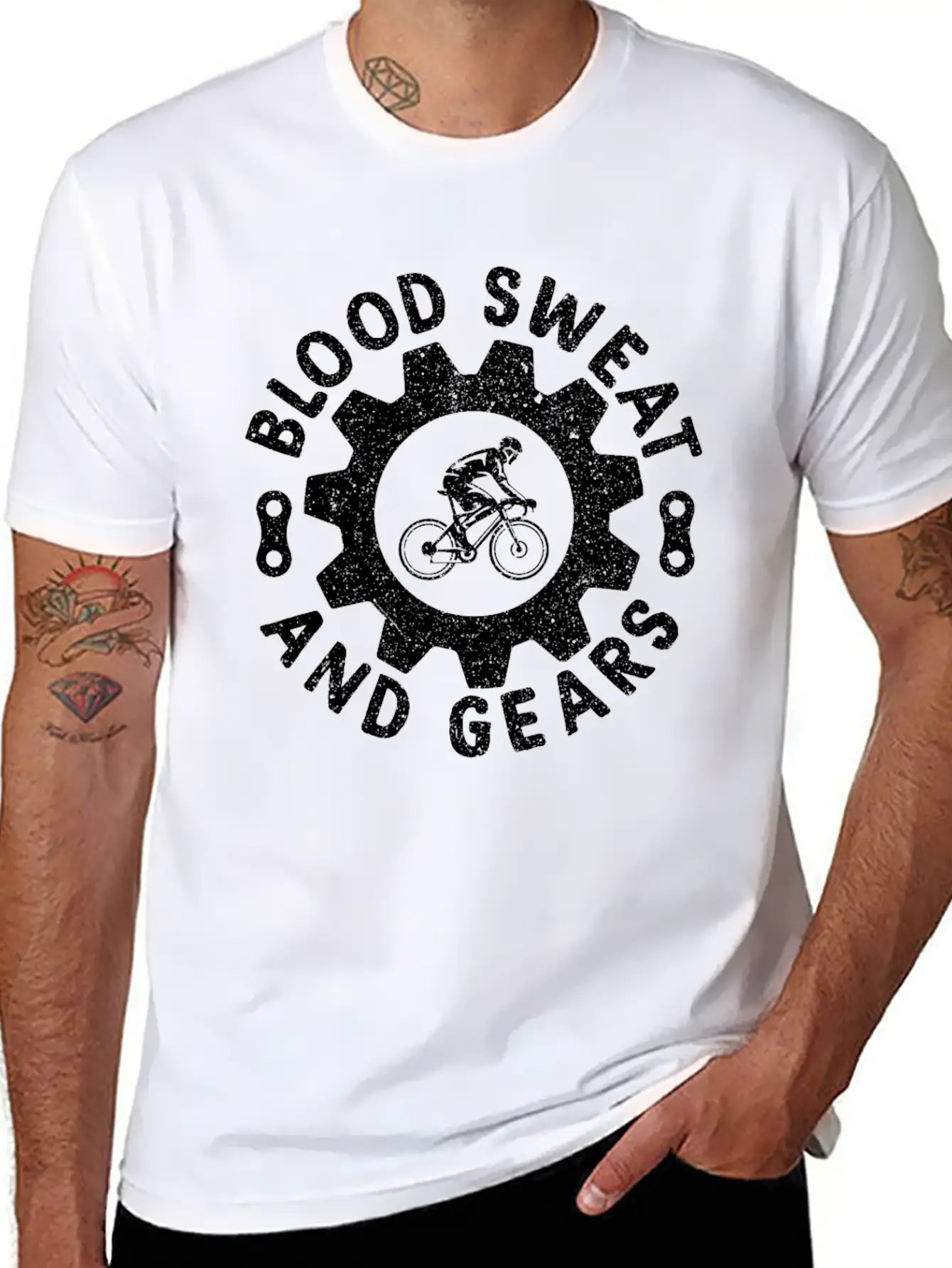 Cycling Cyclist Casual Graphic T-Shirt – Simple And Comfortable Daily Wear