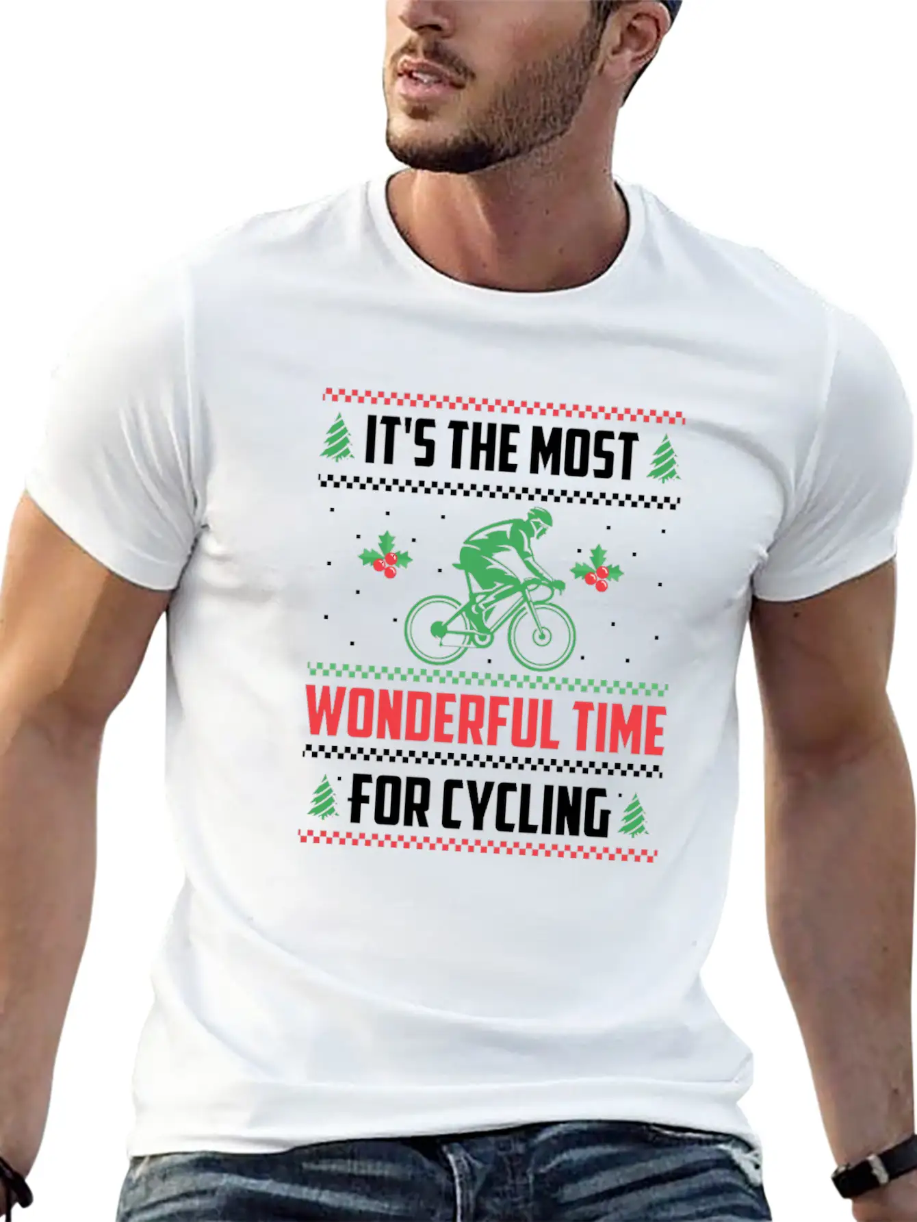 Cycling Cyclist Unisex Short Sleeve Soft Cotton T-Shirt – Casual Everyday Wear