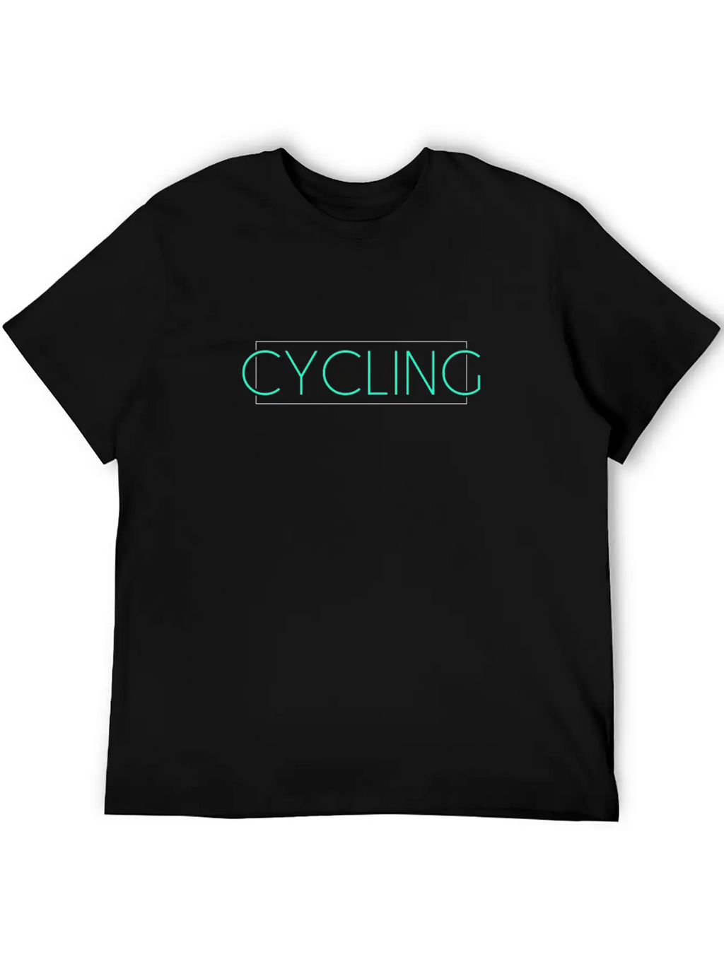 Cycling Lettering Unisex Casual T-Shirt – Clean Design For Daily Comfort