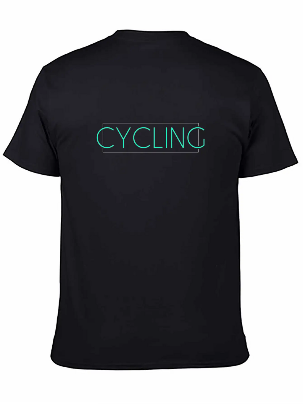 Cycling Lettering Unisex Casual T-Shirt – Clean Design For Daily Comfort