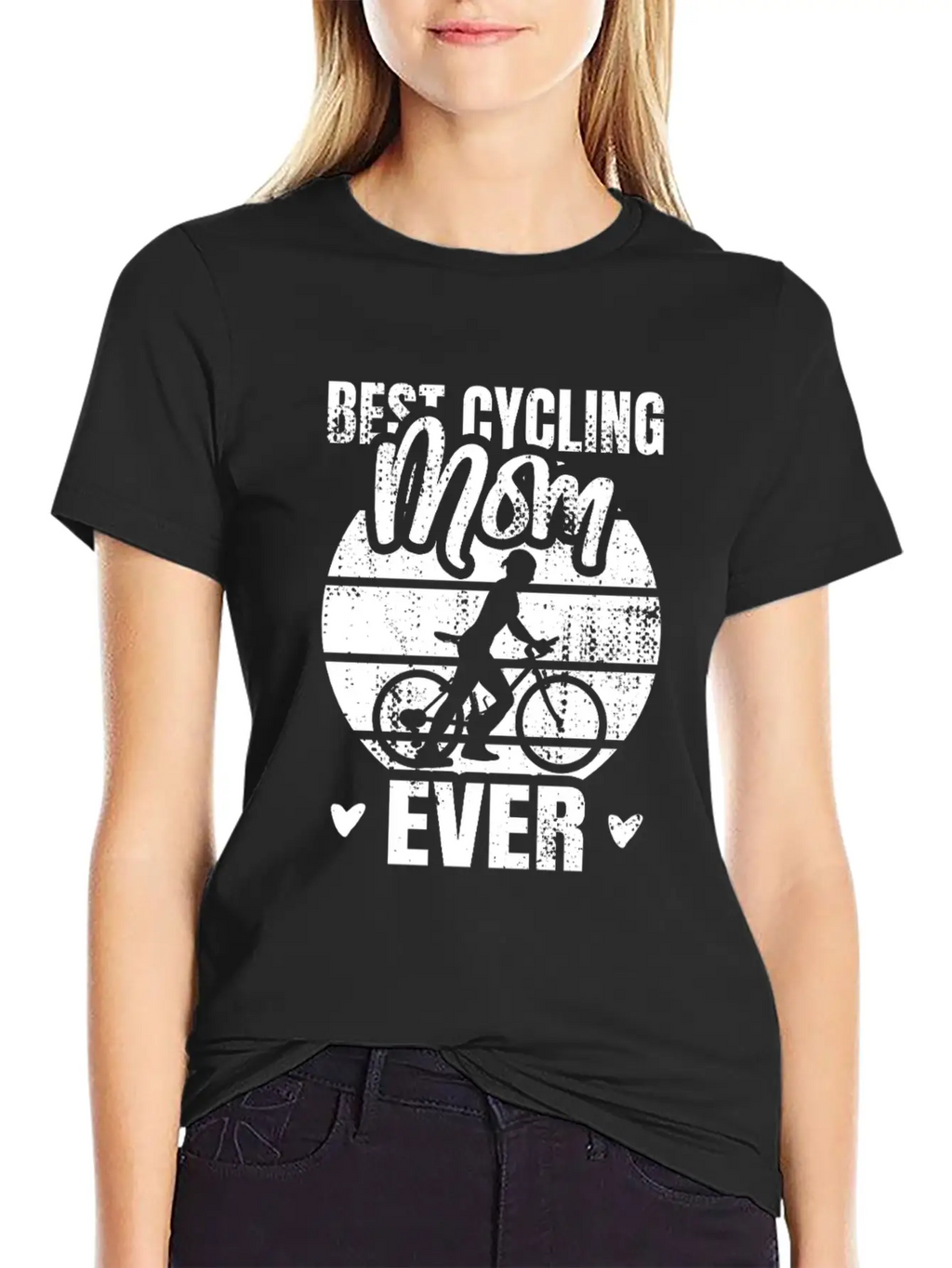 Cycling Mom Unisex Casual T-Shirt – Clean Design For Daily Comfort