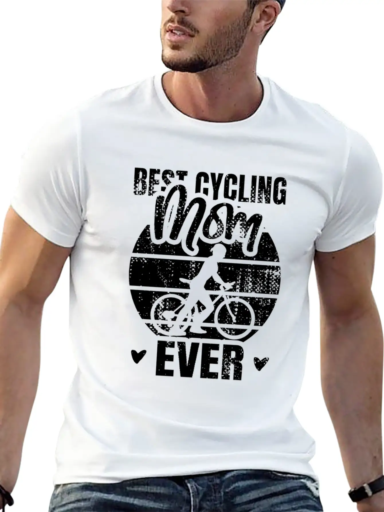 Cycling Mom Unisex Casual T-Shirt – Clean Design For Daily Comfort