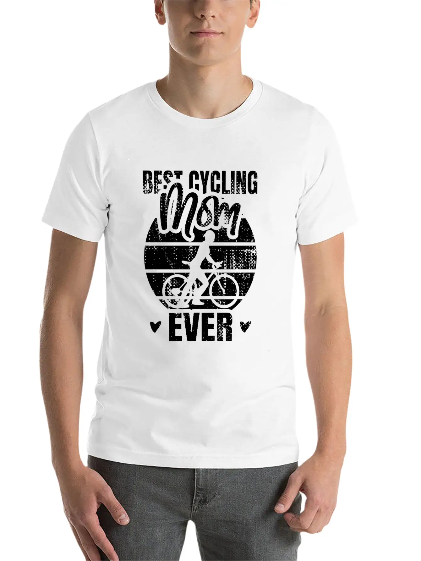 Cycling Mom Unisex Casual T-Shirt – Clean Design For Daily Comfort