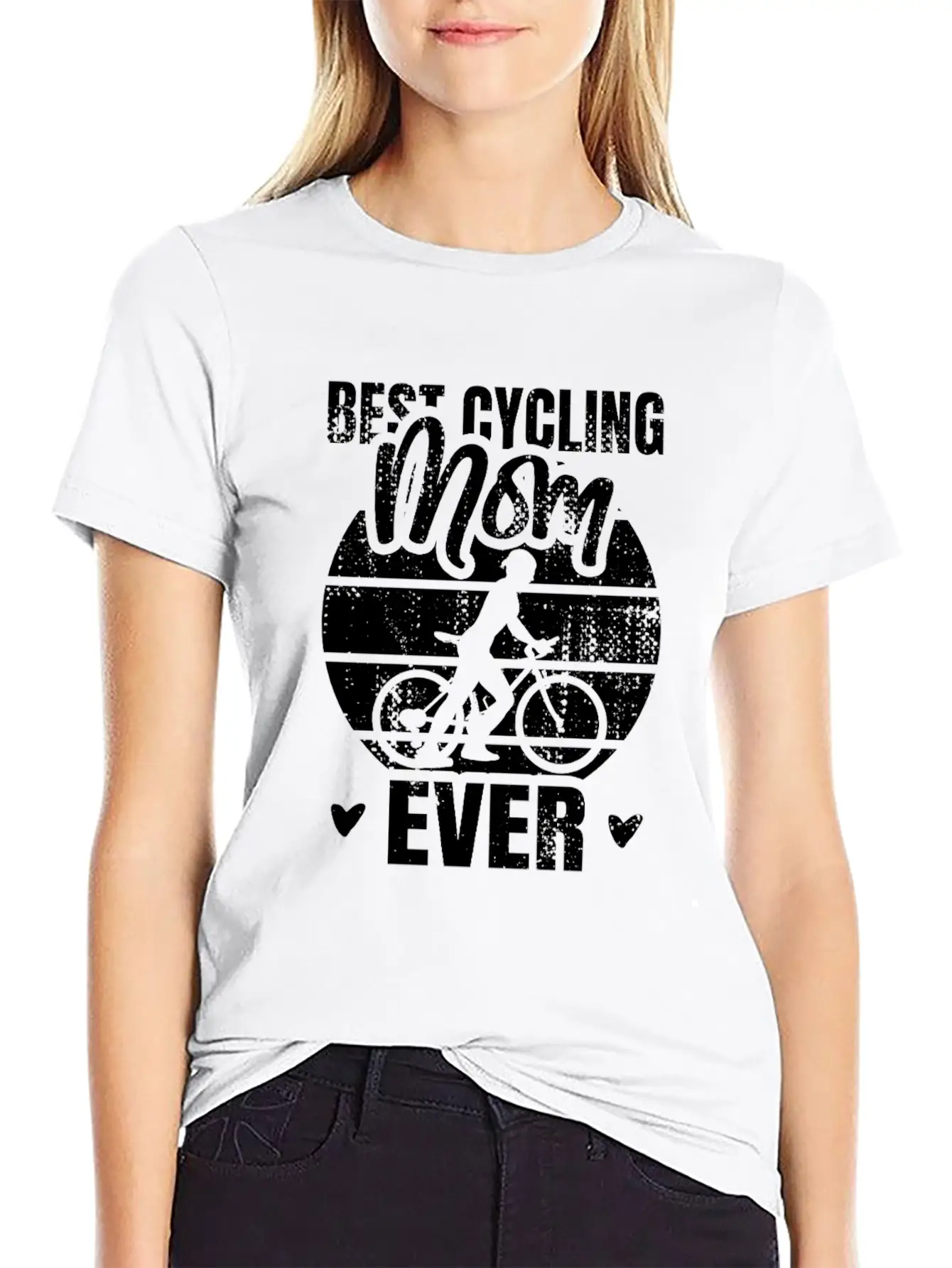 Cycling Mom Unisex Casual T-Shirt – Clean Design For Daily Comfort