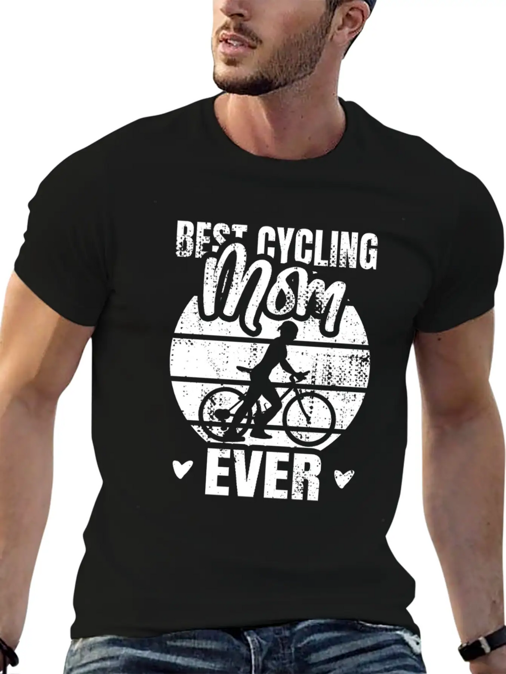Cycling Mom Unisex Casual T-Shirt – Clean Design For Daily Comfort