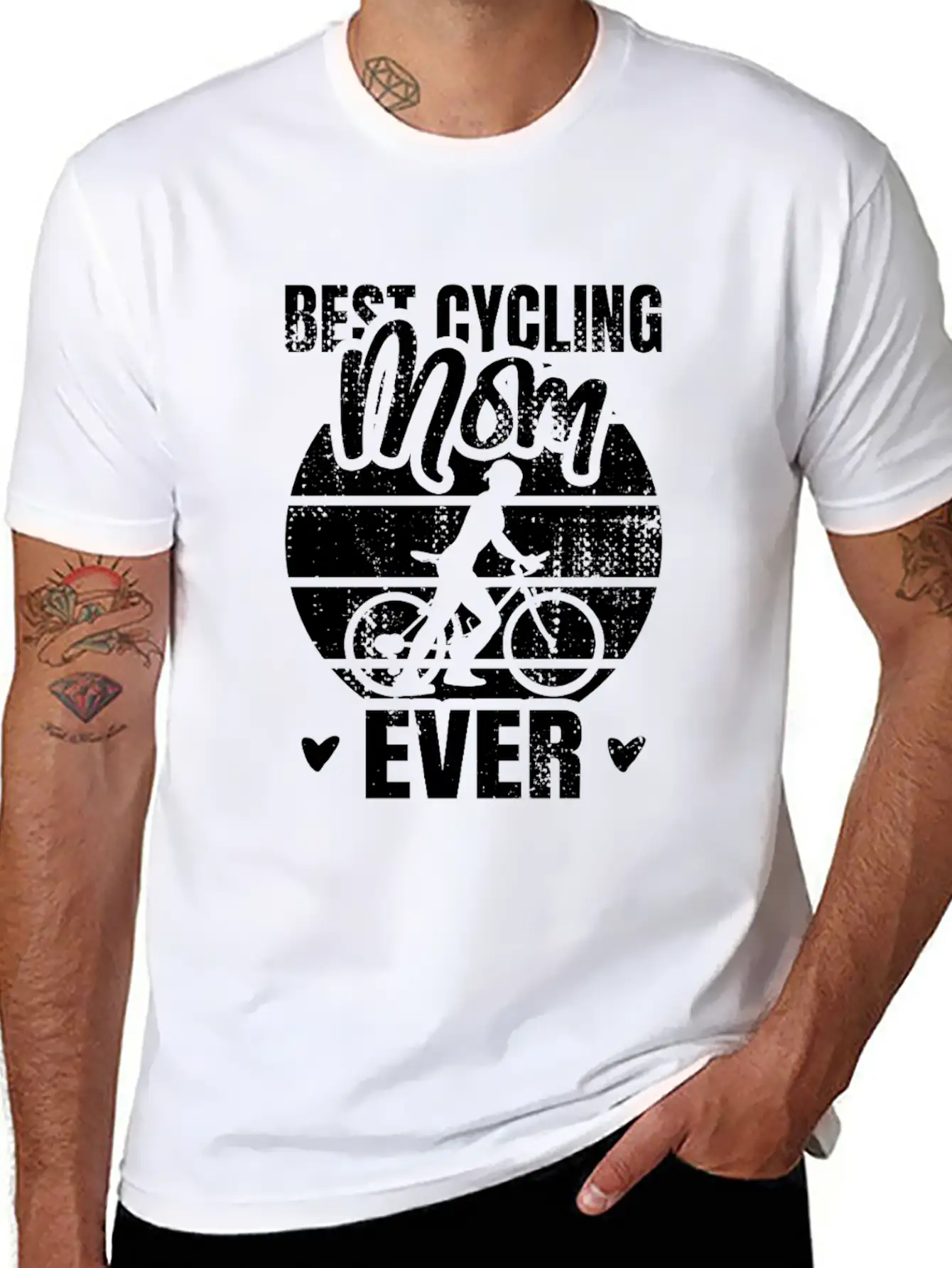 Cycling Mom Unisex Casual T-Shirt – Clean Design For Daily Comfort