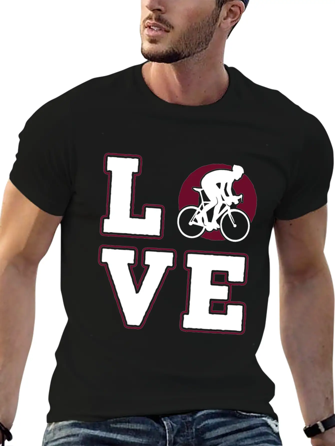 Cycling Unisex Casual T-Shirt – Clean Design For Daily Comfort