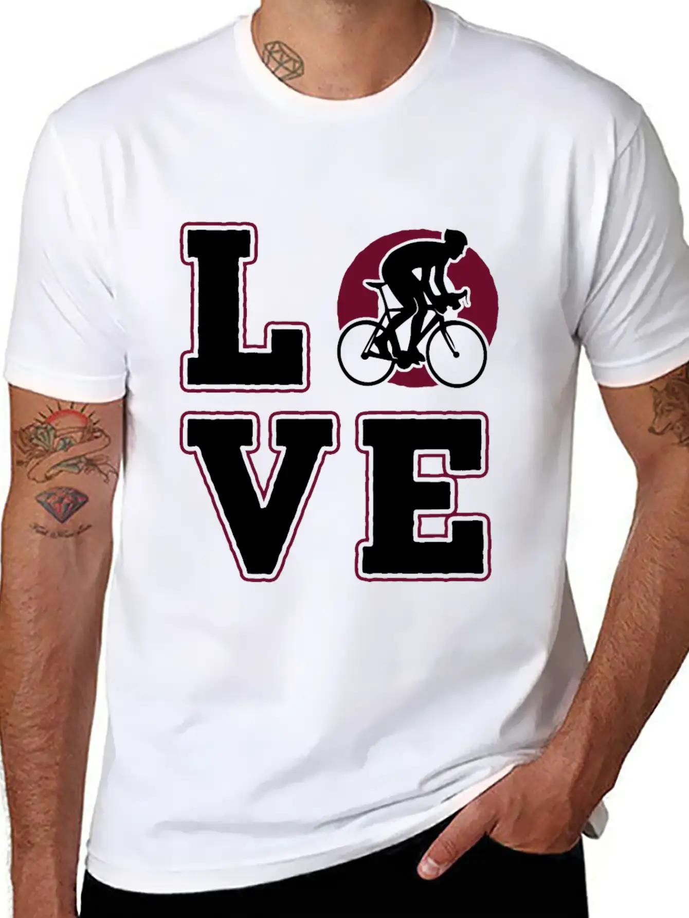 Cycling Unisex Casual T-Shirt – Clean Design For Daily Comfort