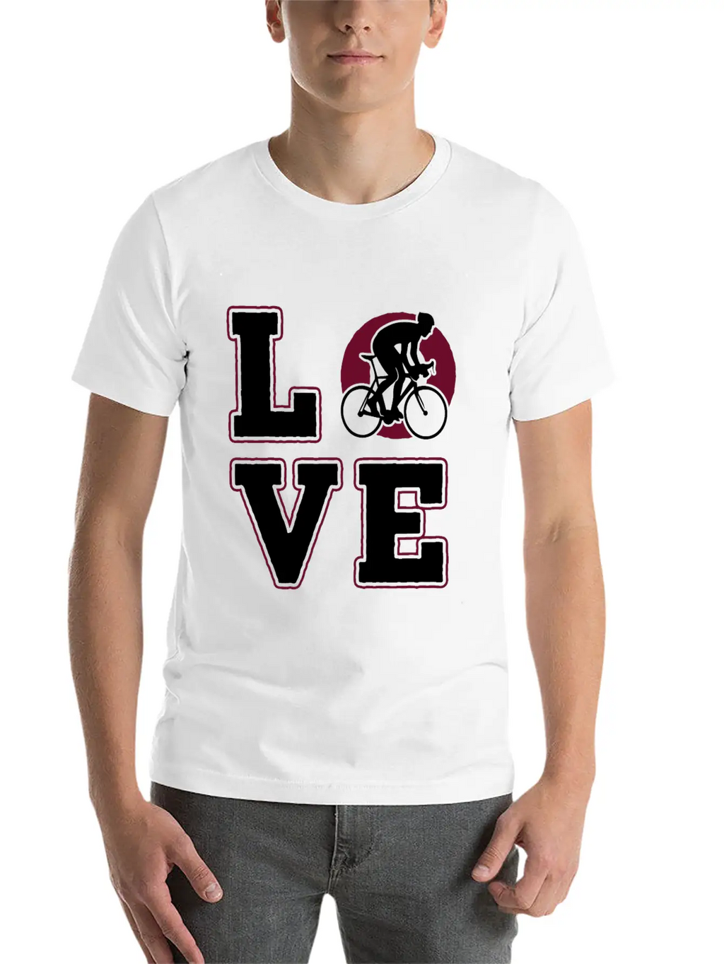 Cycling Unisex Casual T-Shirt – Clean Design For Daily Comfort