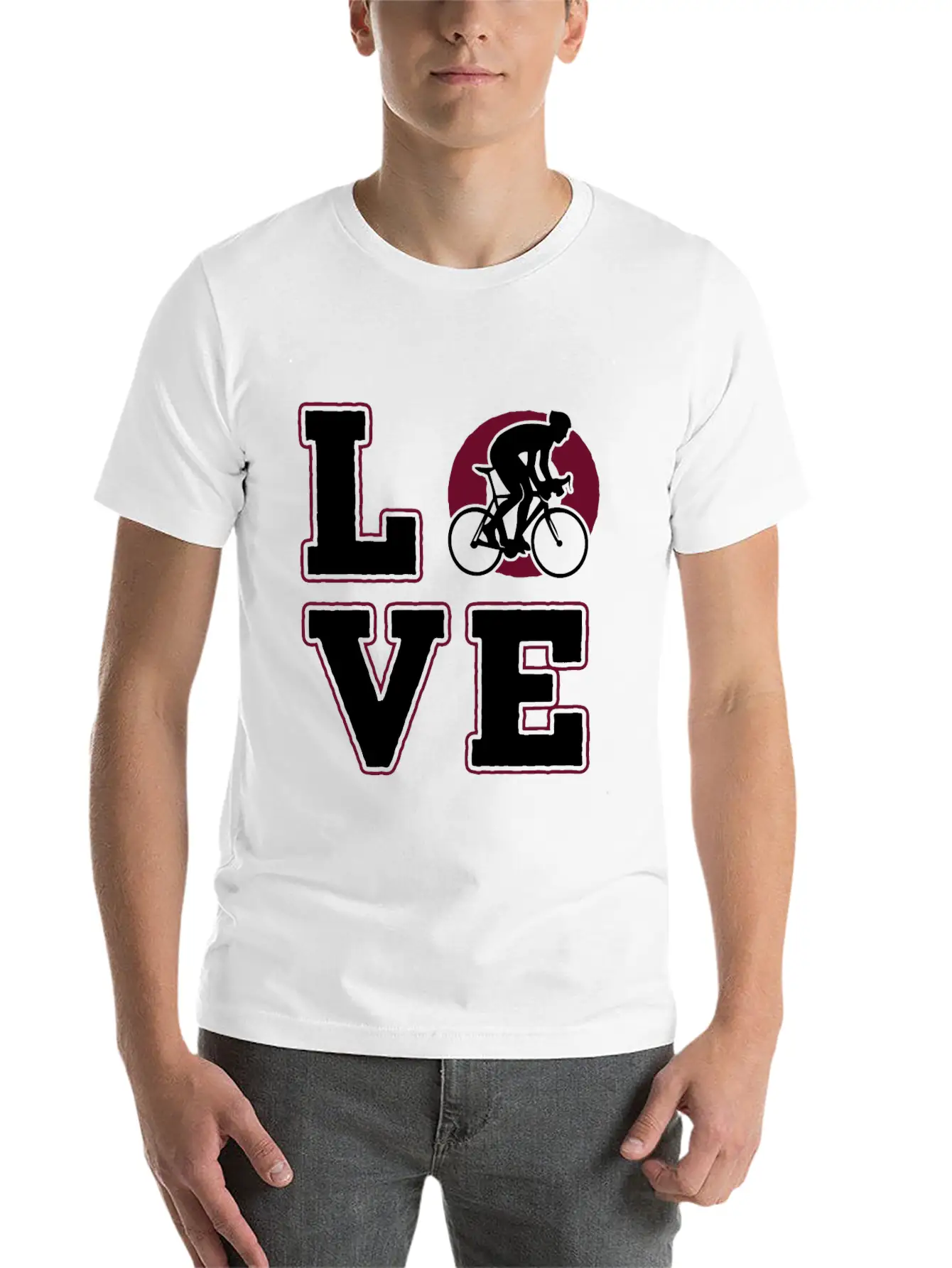 Cycling Unisex Casual T-Shirt – Clean Design For Daily Comfort