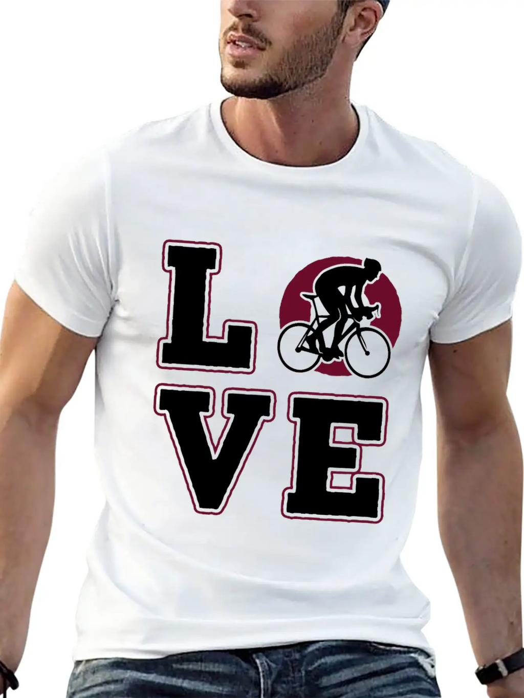 Cycling Unisex Casual T-Shirt – Clean Design For Daily Comfort