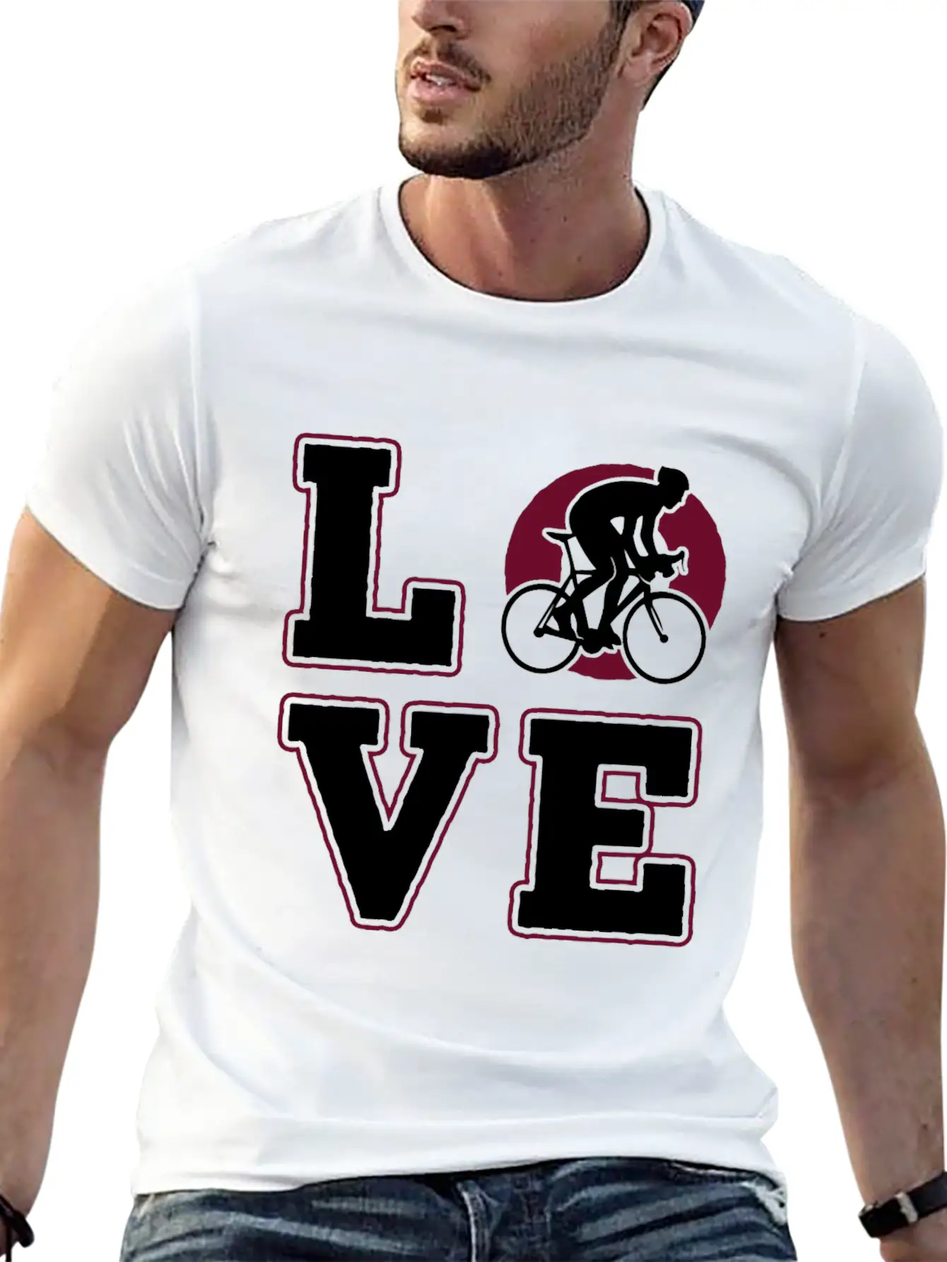 Cycling Unisex Casual T-Shirt – Clean Design For Daily Comfort