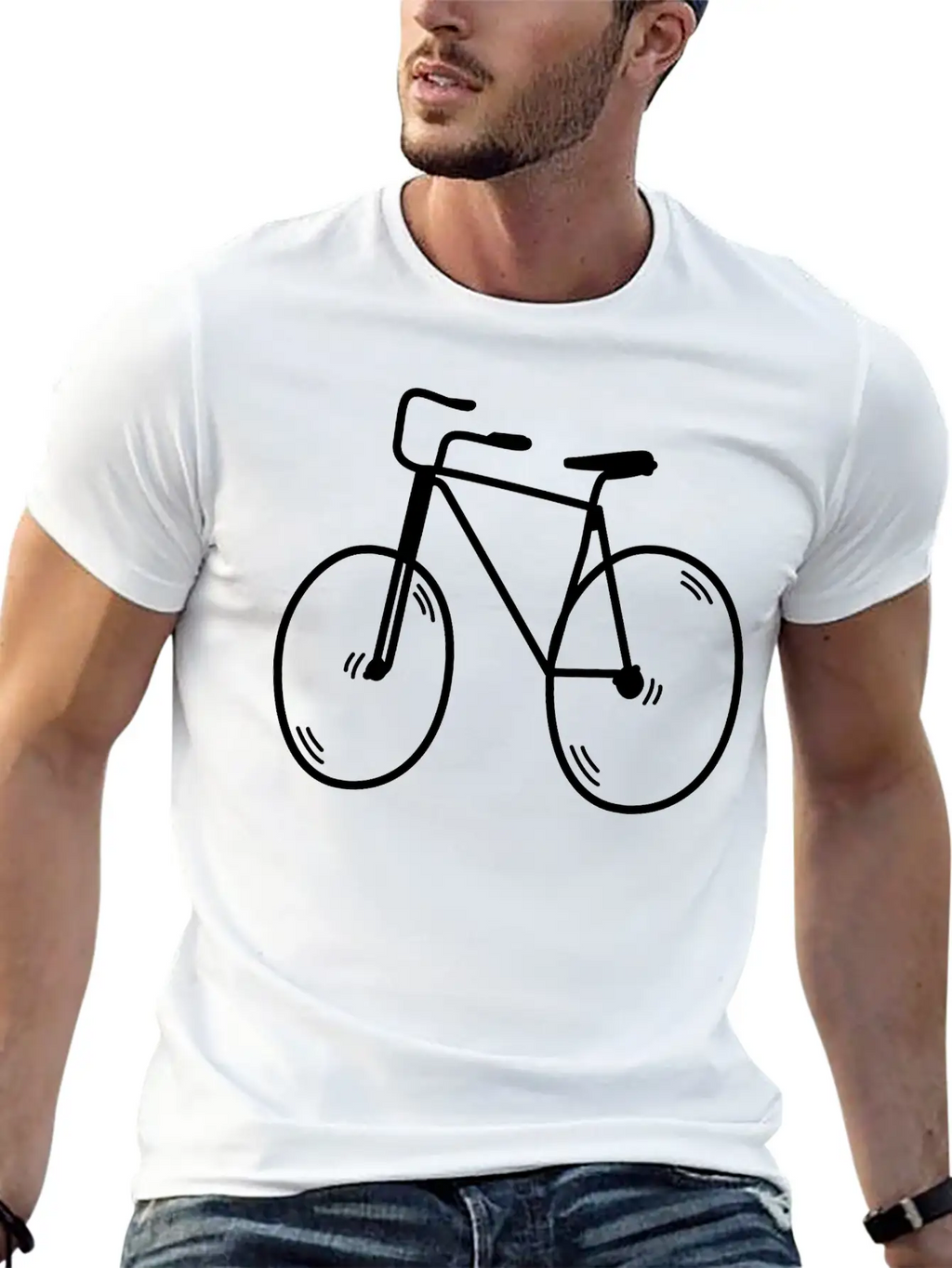 Cycling Unisex Short Sleeve Soft Cotton T-Shirt – Casual Everyday Wear