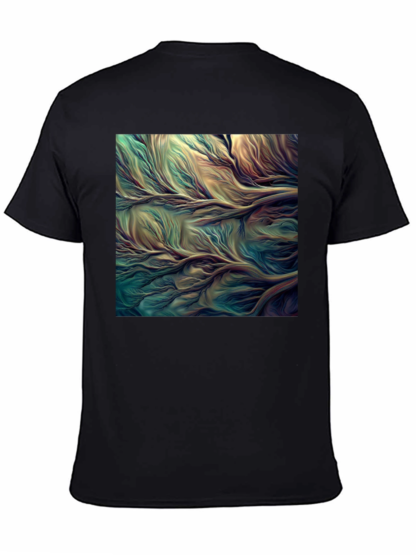 Abstract Flowing River T-Shirt