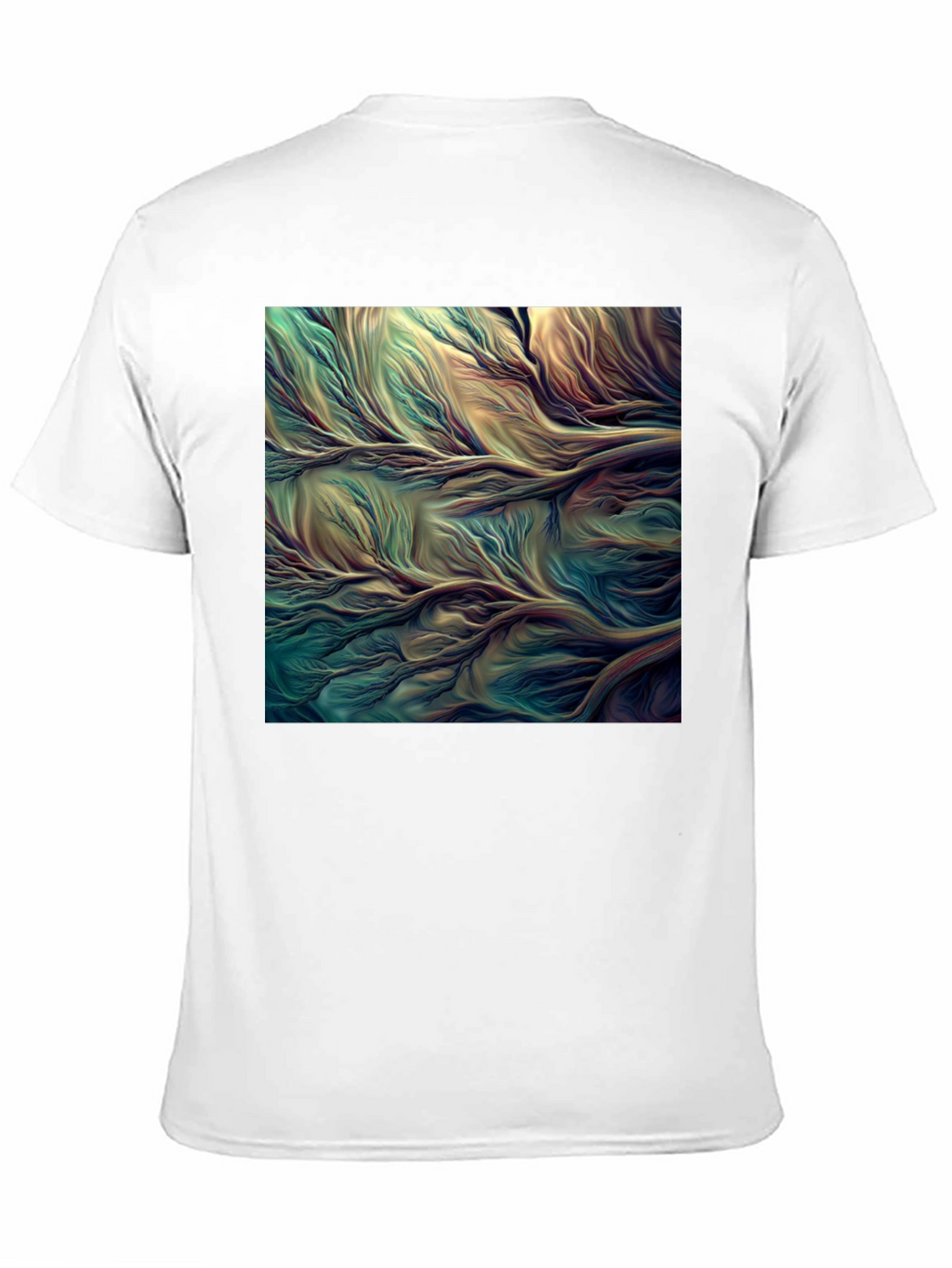 Abstract Flowing River T-Shirt