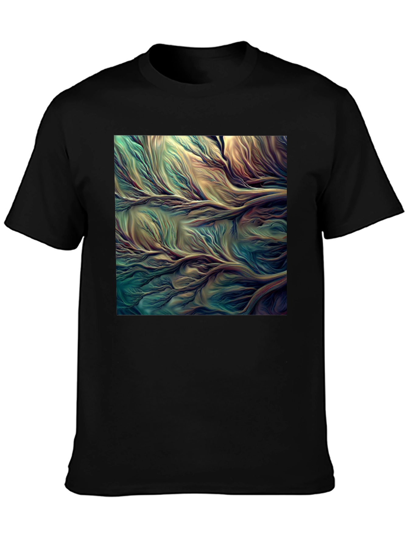 Abstract Flowing River T-Shirt