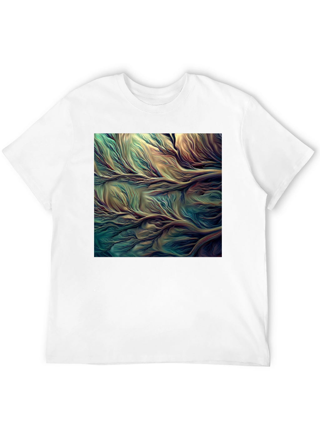 Abstract Flowing River T-Shirt