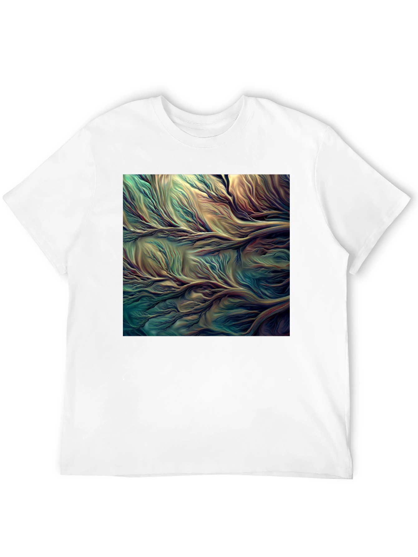 Abstract Flowing River T-Shirt