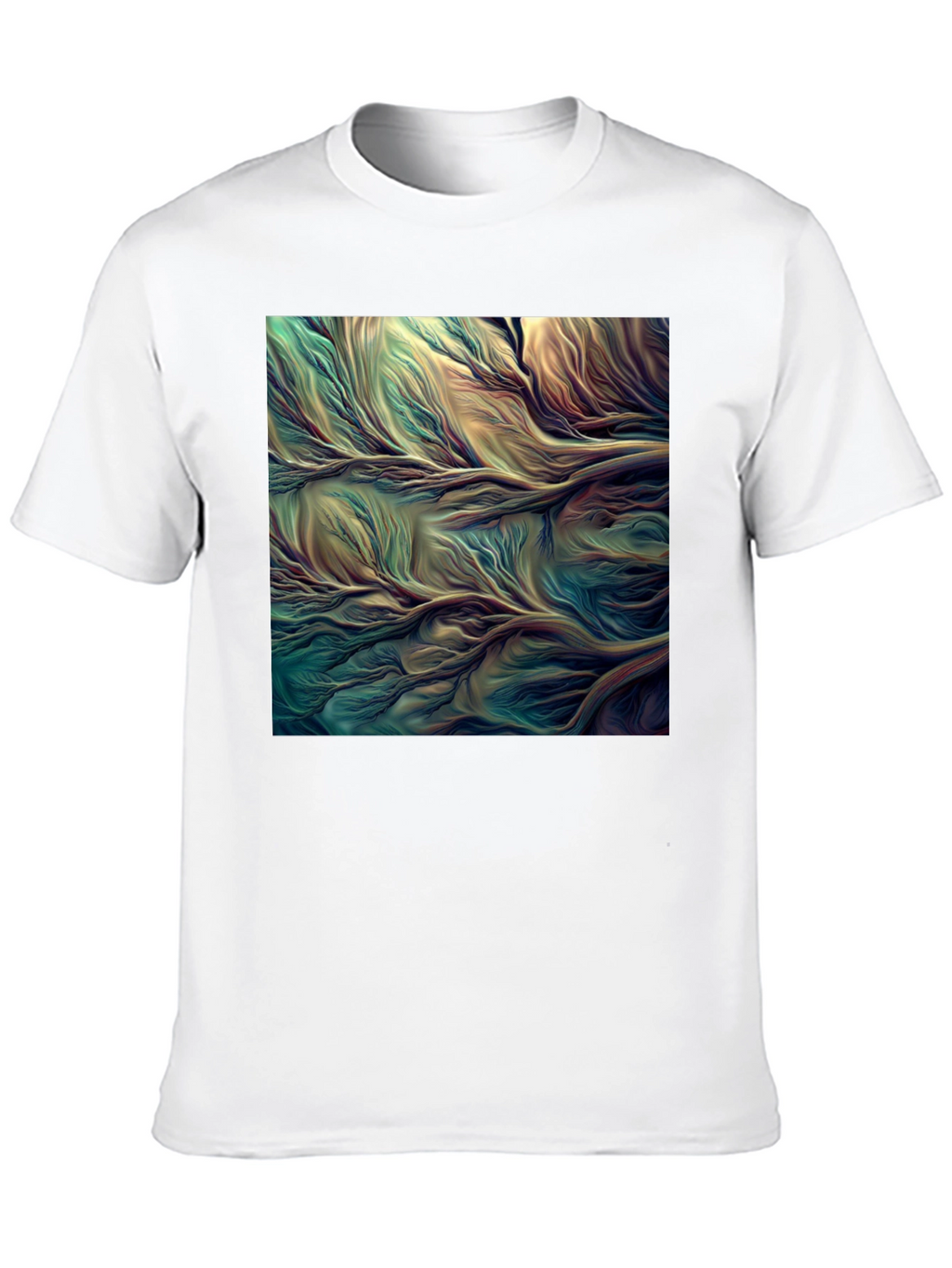 Abstract Flowing River T-Shirt
