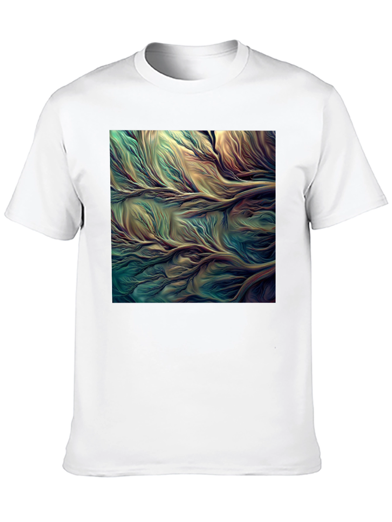 Abstract Flowing River T-Shirt