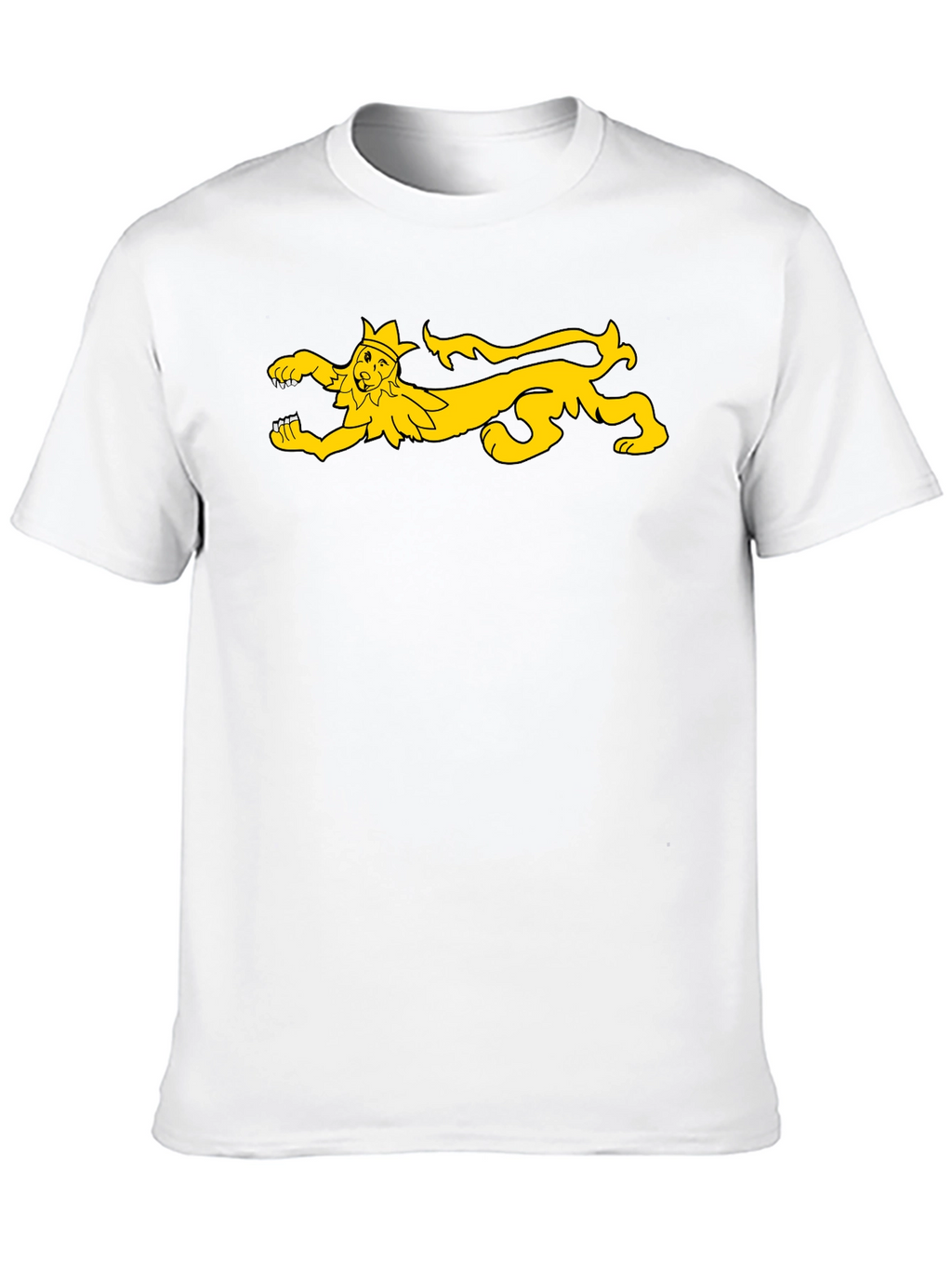 Medieval Lion Rampant T-Shirt - Black