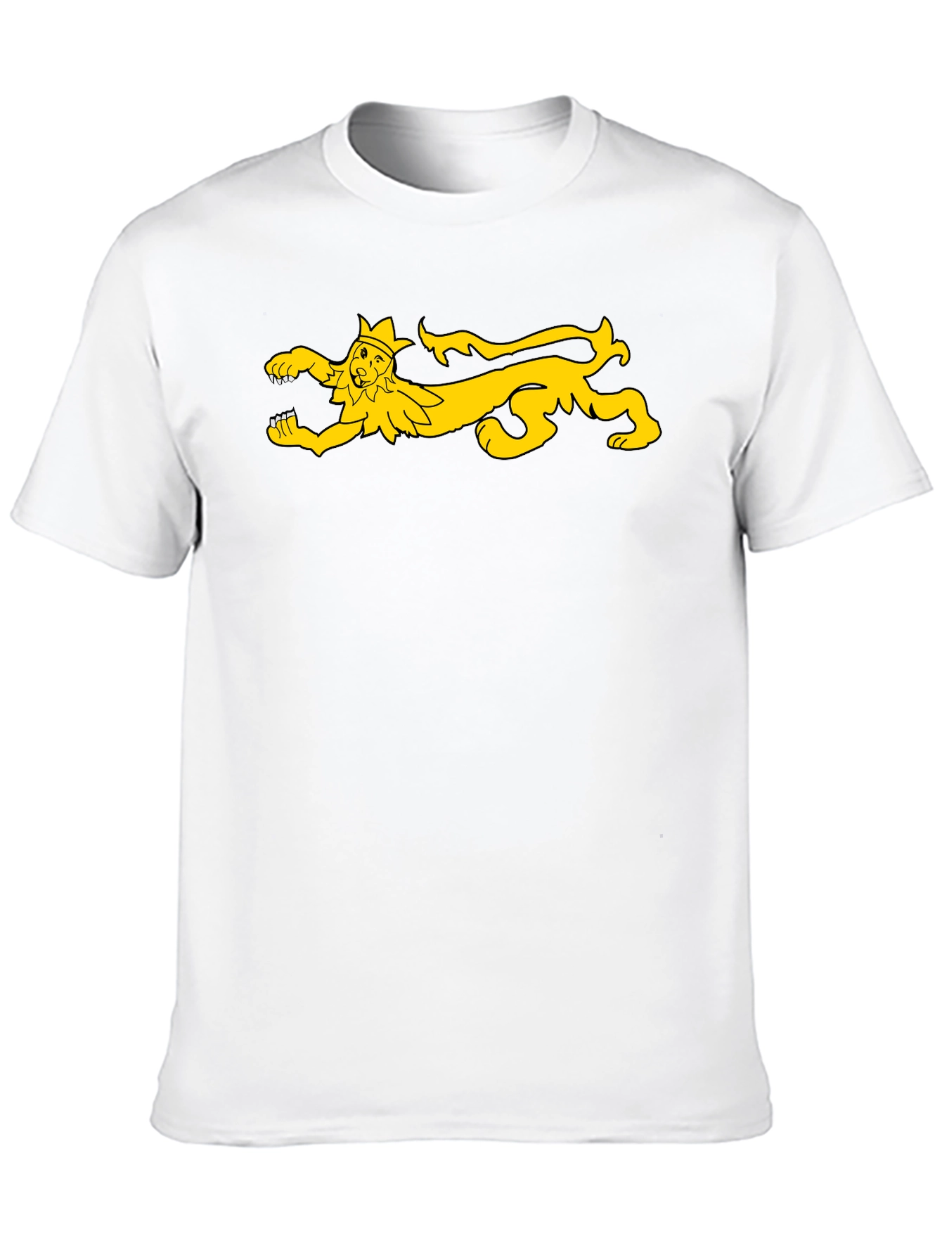 Medieval Lion Rampant T-Shirt - Black
