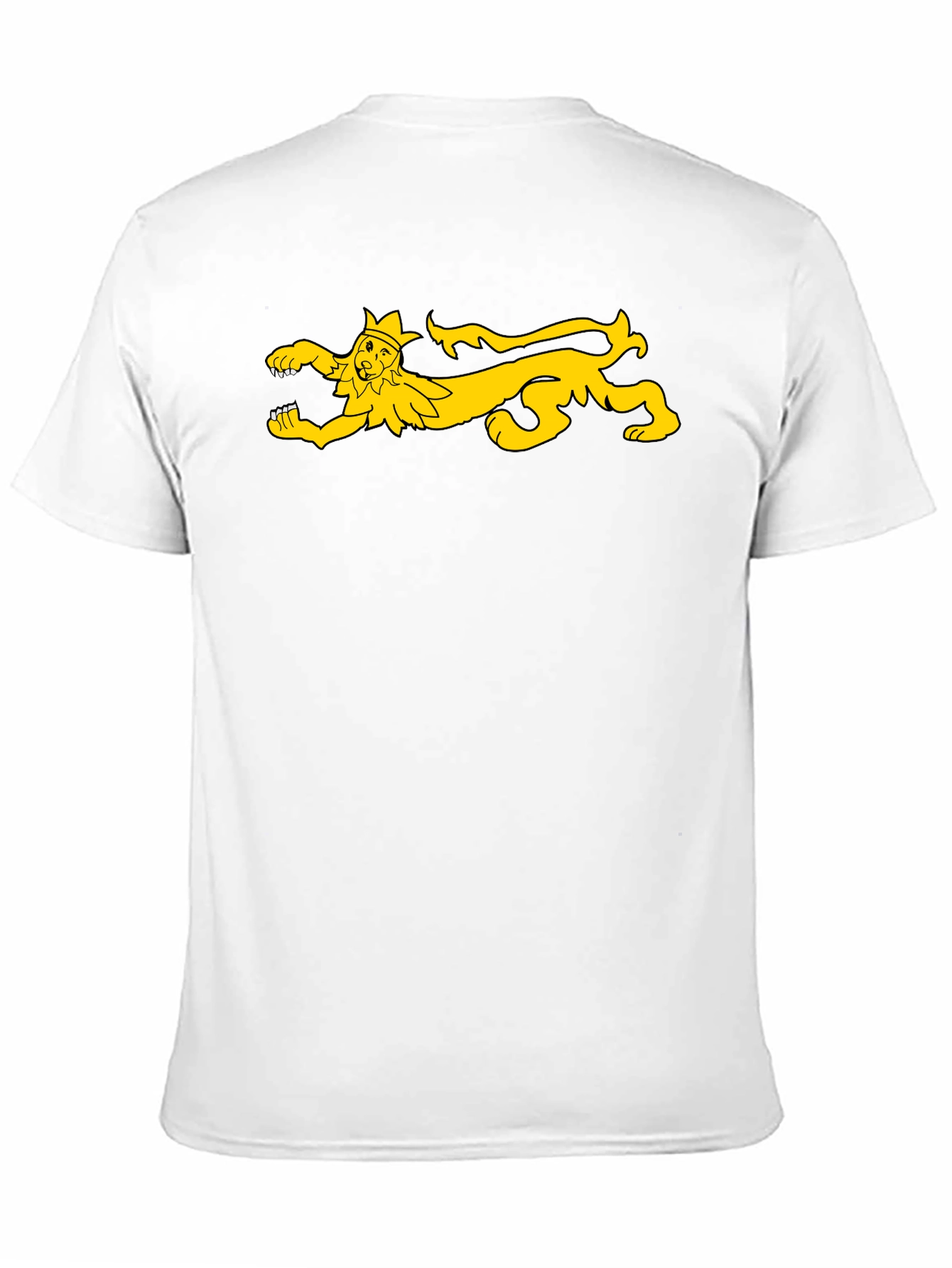 Medieval Lion Rampant T-Shirt - Black