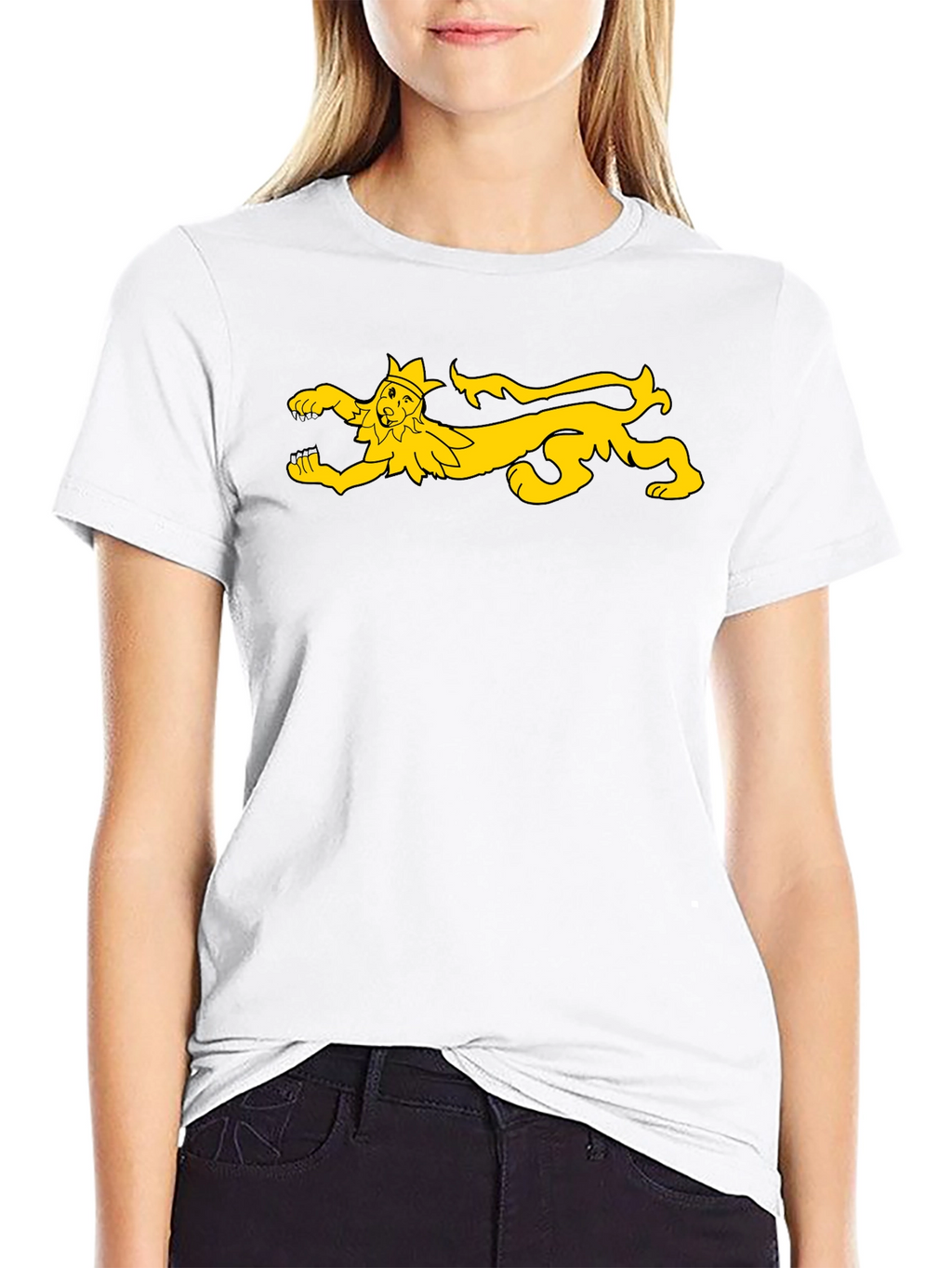 Medieval Lion Rampant T-Shirt - Black