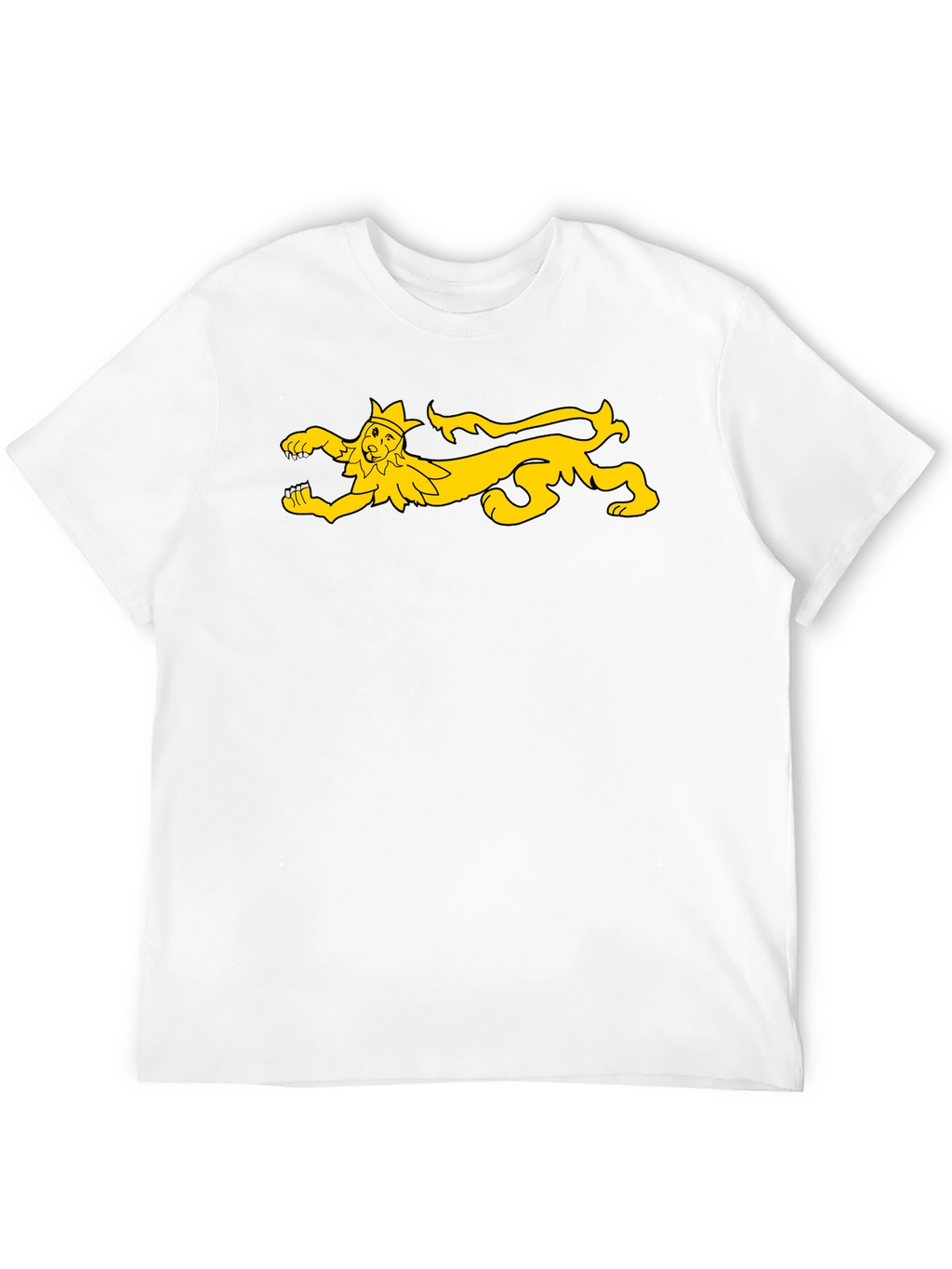 Medieval Lion Rampant T-Shirt - Black