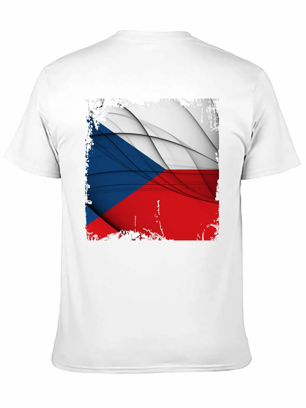Czech Republic Flag Unisex Short Sleeve Soft Cotton T-Shirt – Casual Everyday Wear