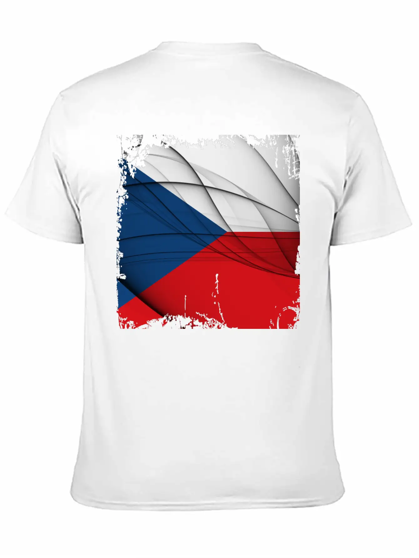 Czech Republic Flag Unisex Short Sleeve Soft Cotton T-Shirt – Casual Everyday Wear