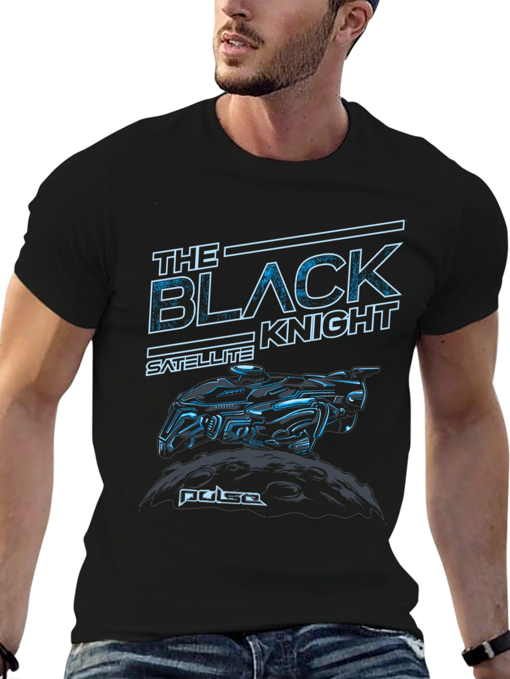 Black Knight Satellite Graphic T-Shirt