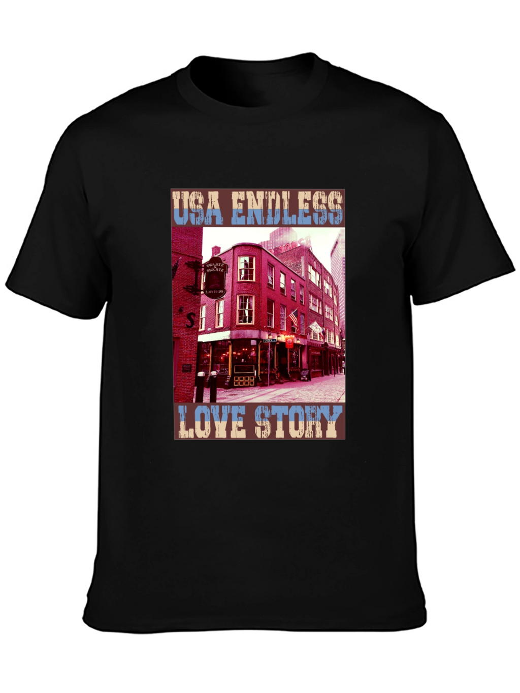 USA Endless Love Story Graphic Tee